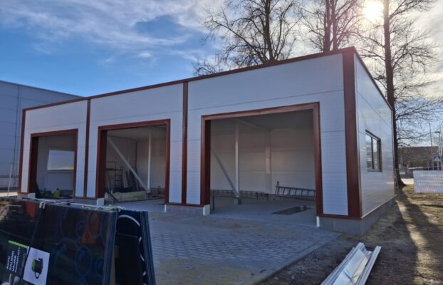 Autode käsipesula ehitustööd, Pärnu